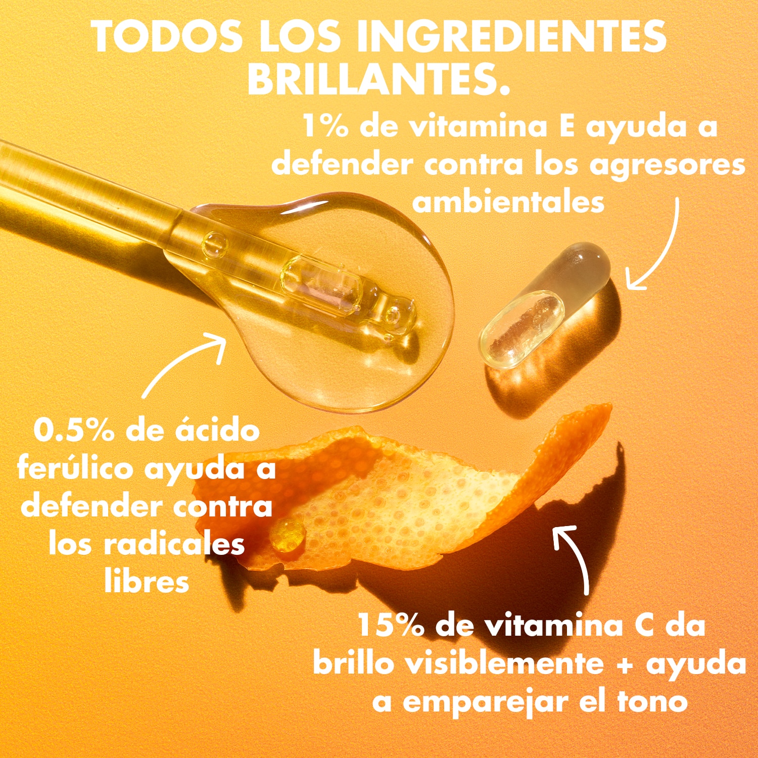 E.L.F. SKIN BRIGHT ICON VITAMIN C + E + FERULIC SERUM (SÉRUM FACIAL ILUMINADOR)